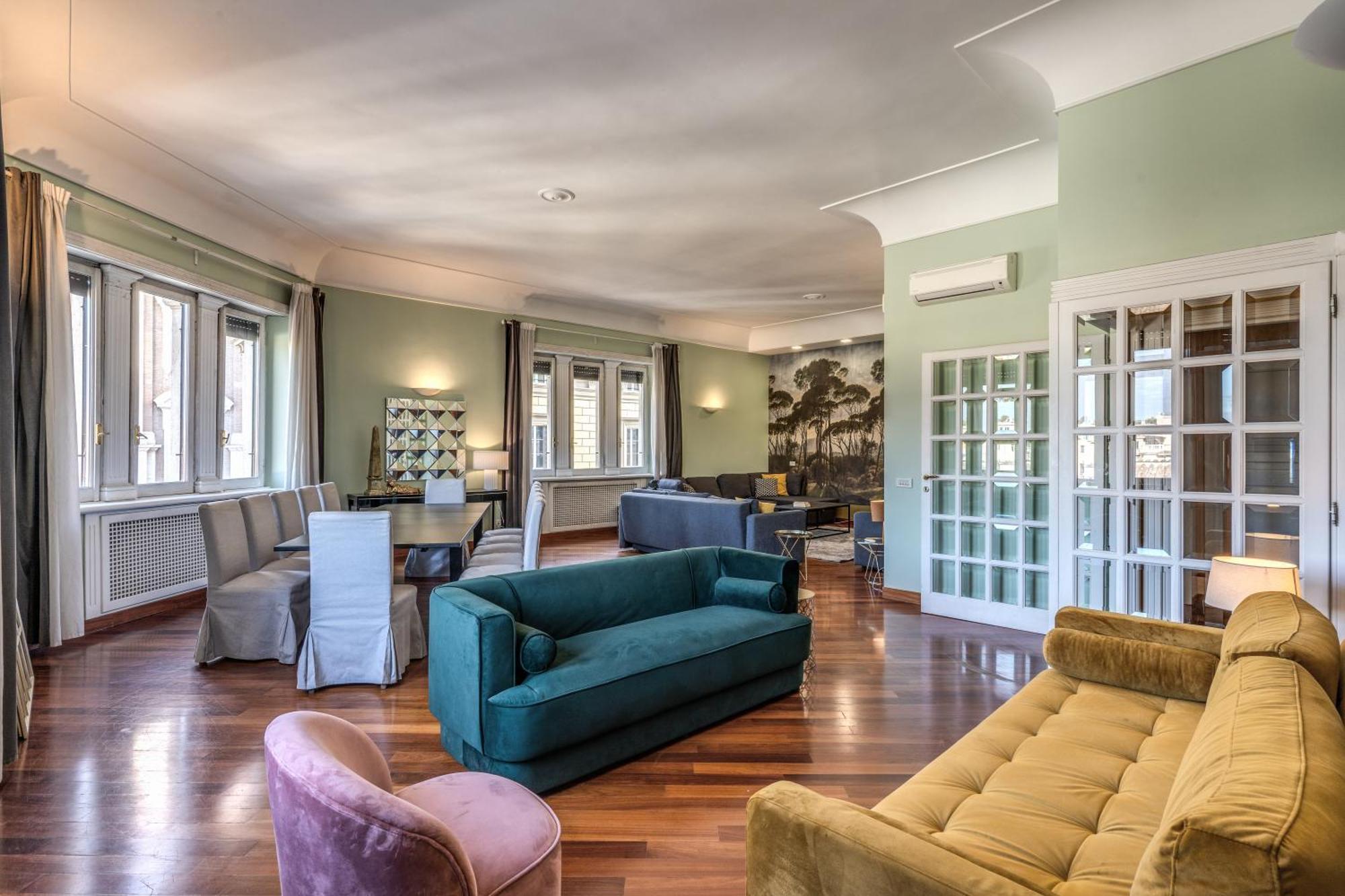 Ferienwohnung Downtown Srl - Imperial Panorama Penthouse Rom Exterior foto